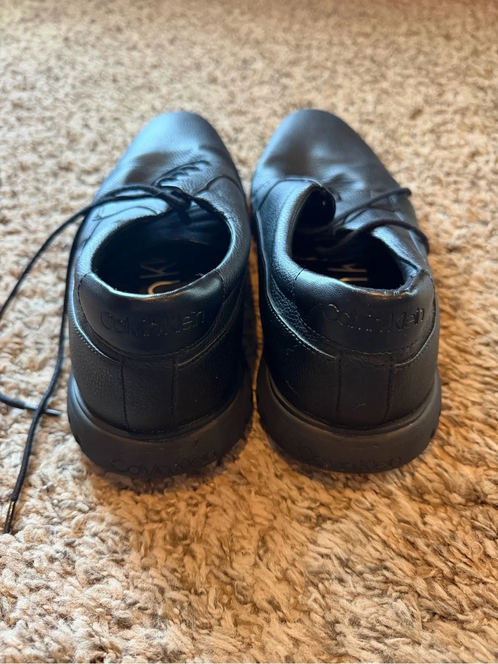 Calvin Klein Men’s Toren Black Oxford Shoes Size 11.5